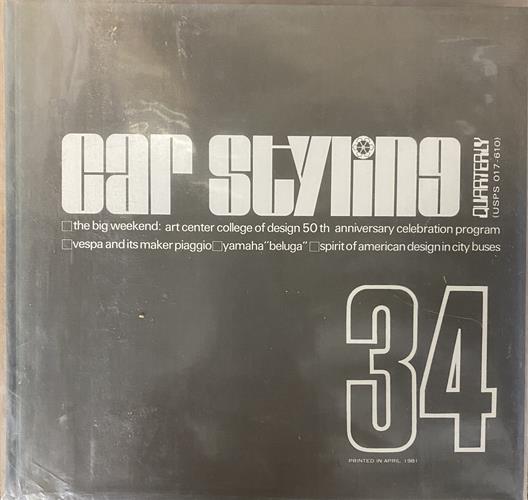 Car Styling Quarterly No. 34 (April 1981)